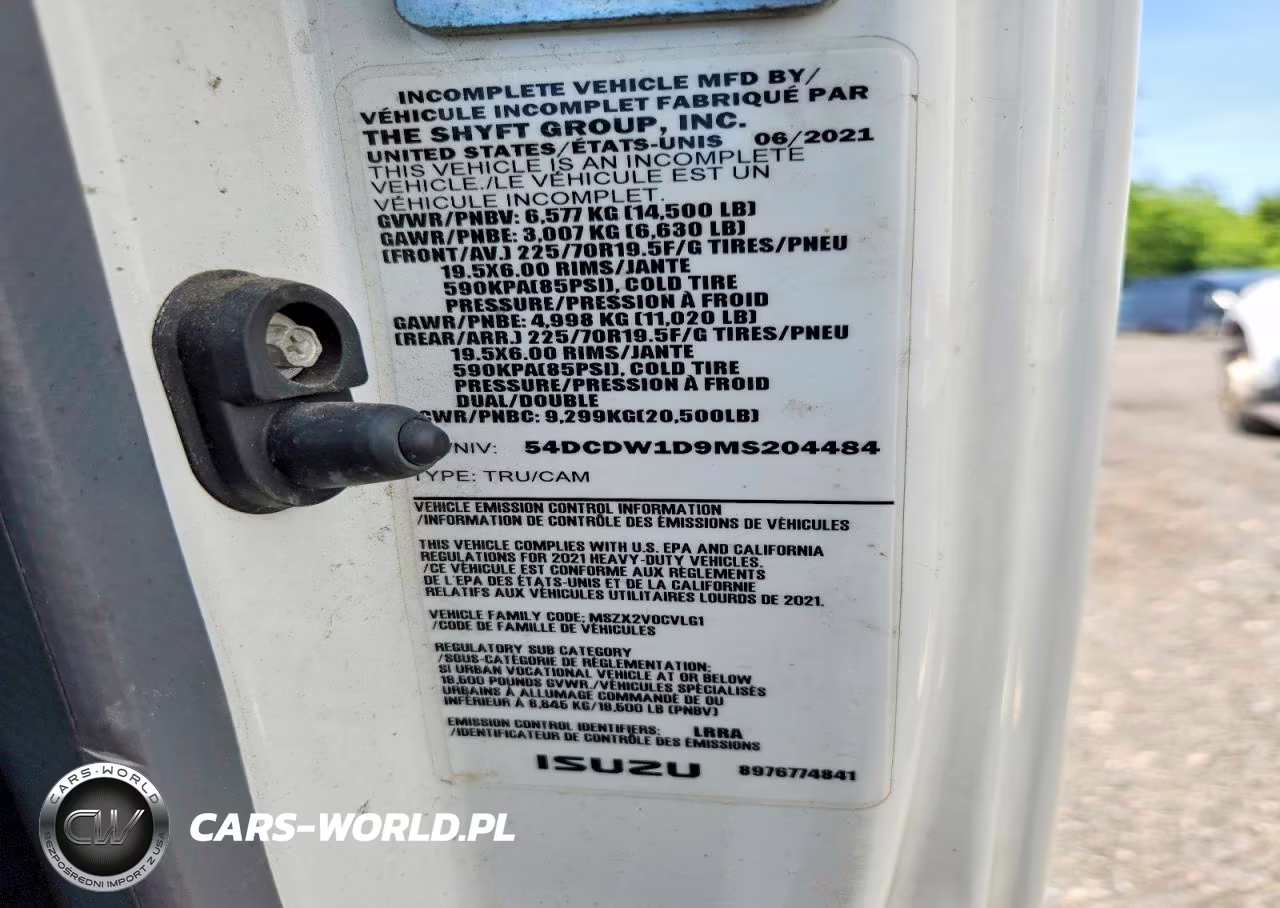 2021 Chevrolet 4500 VIN:54DCDW1D9MS204484 - 12