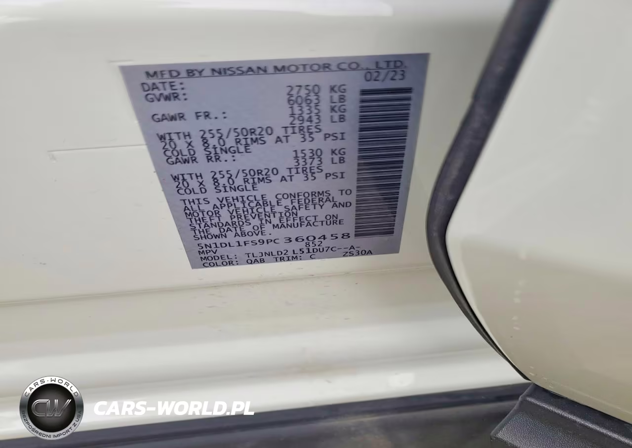 2023 Infiniti Qx60 Luxe VIN:5N1DL1FS9PC360458 - 14