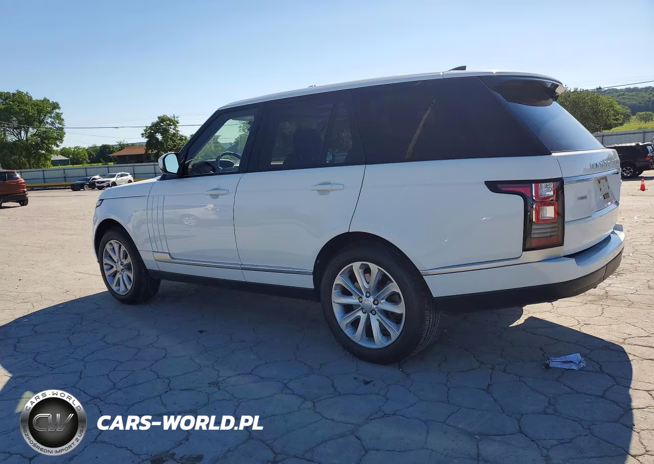 2017 Land Rover Range Rover Hse VIN:SALGS2FV5HA346597 - 2