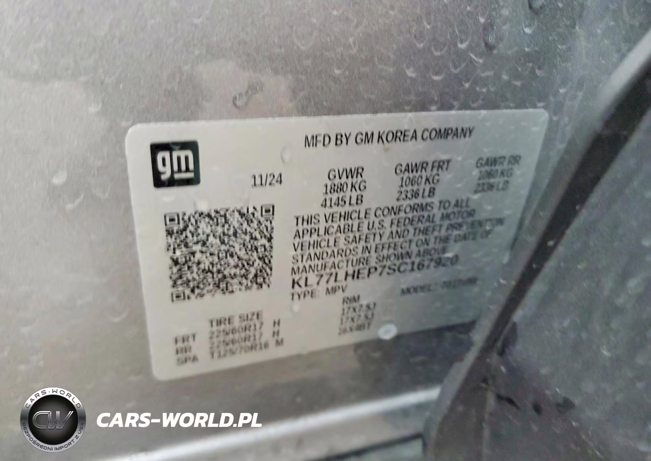 2025 Chevrolet Trax 1Lt VIN:KL77LHEP7SC167920 - 13