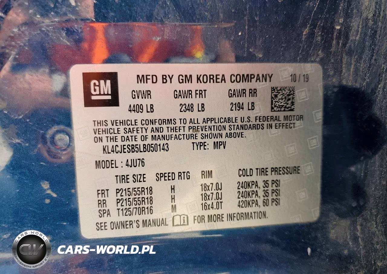 2020 Buick Encore Preferred VIN:KL4CJESB5LB050143 - 13