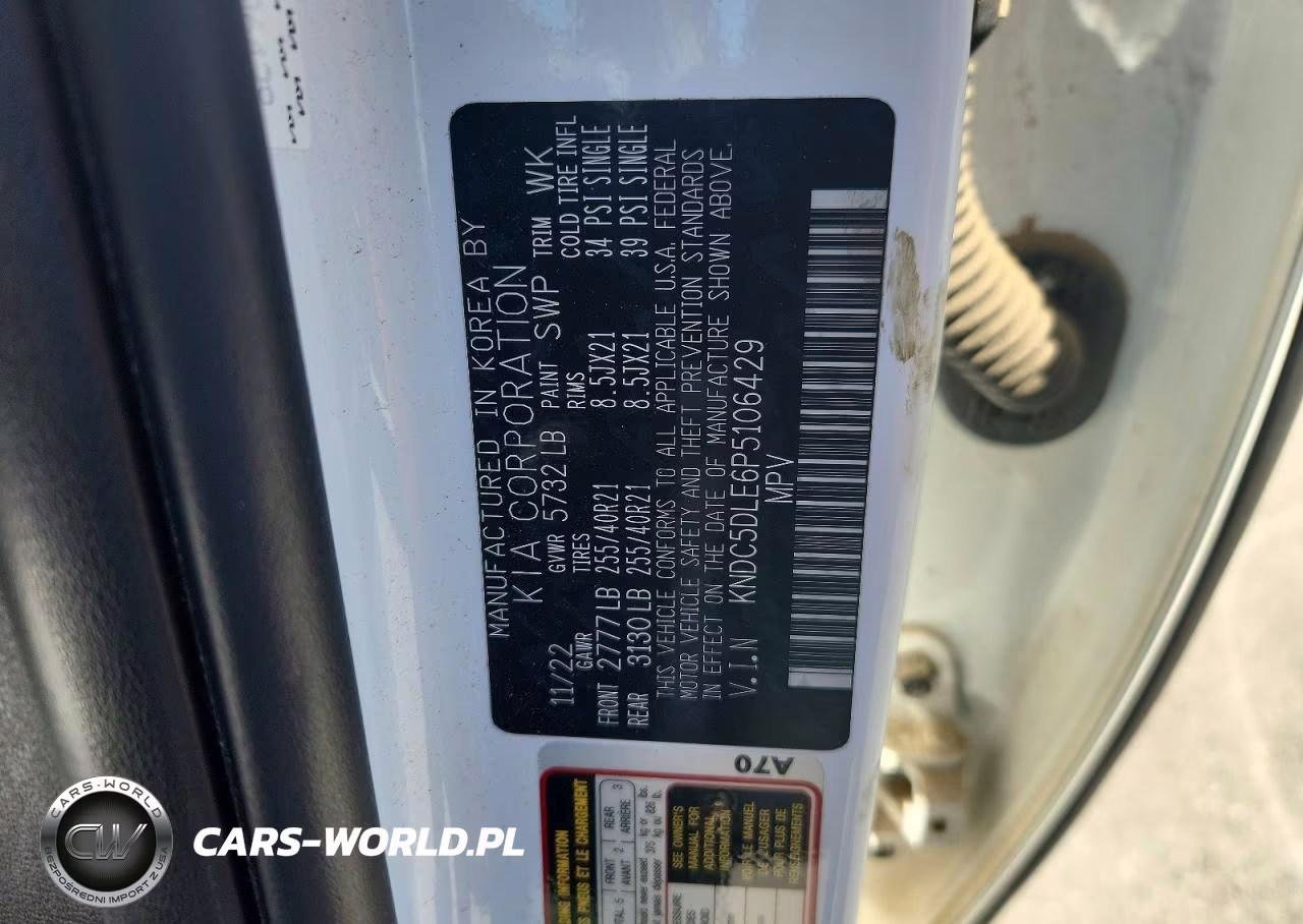 2023 Kia Ev6 Gt VIN:KNDC5DLE6P5106429 - 12