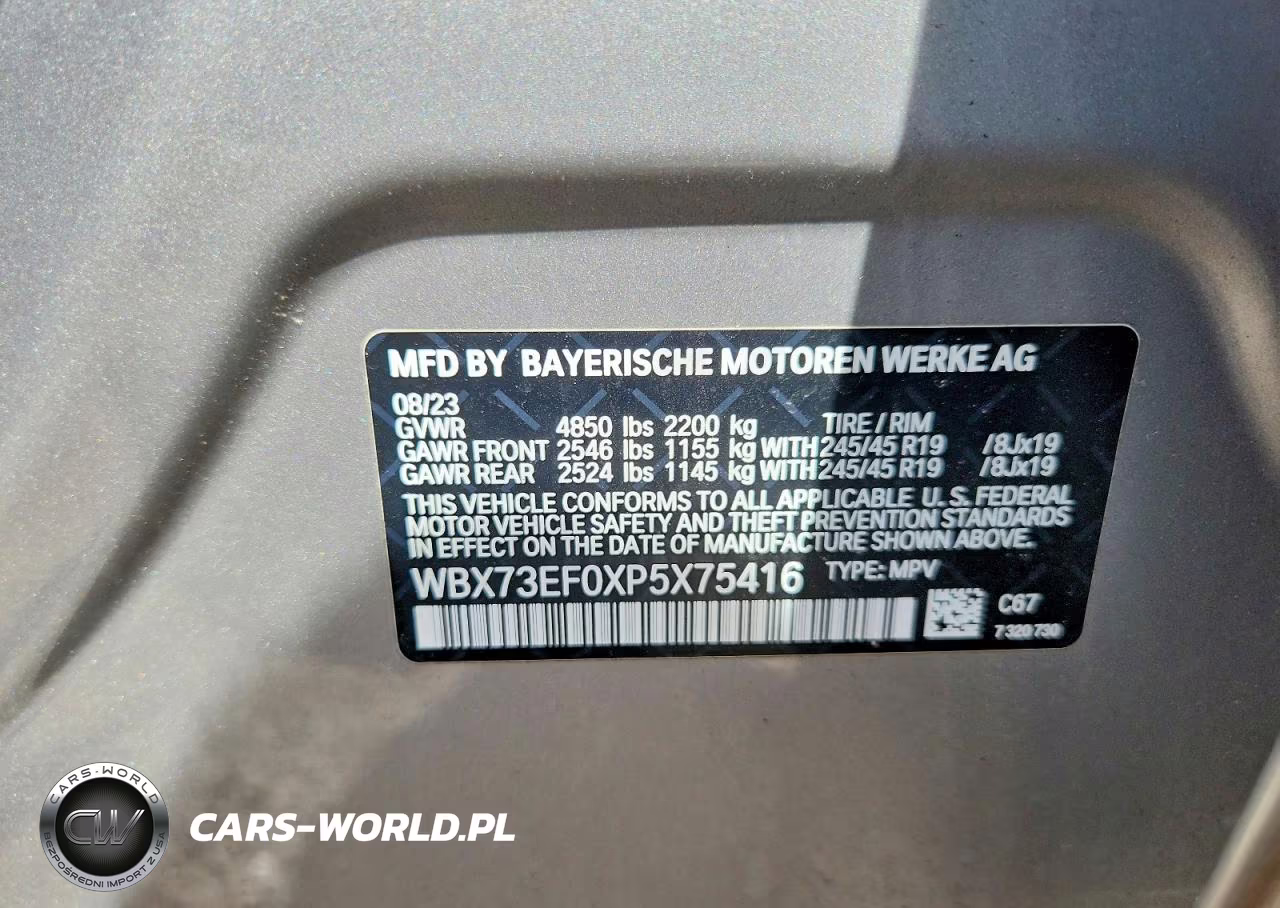 2023 BMW X1 xDrive28I VIN:WBX73EF0XP5X75416 - 13