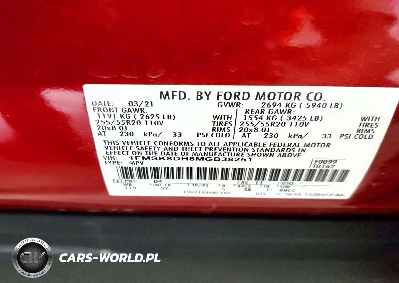 2021 Ford Explorer Xlt VIN:1FMSK8DH8MGB38251 - 14
