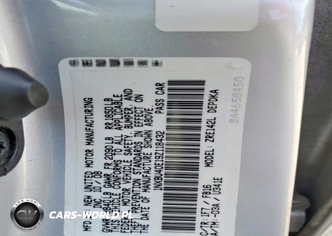 2009 Toyota Corolla Base VIN:1NXBU40E19Z118432 - 12