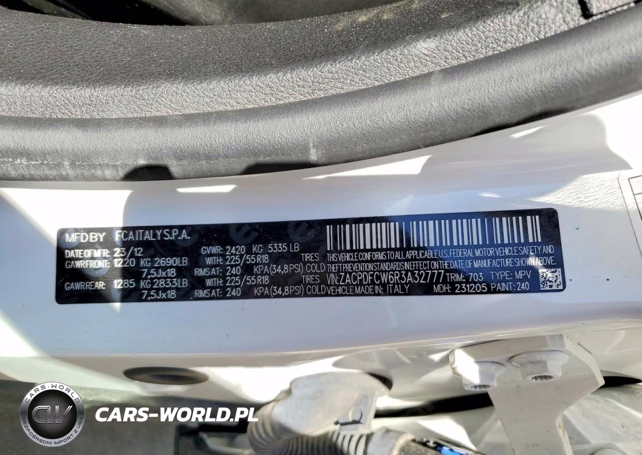 2024 Dodge Hornet VIN:ZACPDFCW6R3A32777 - 13