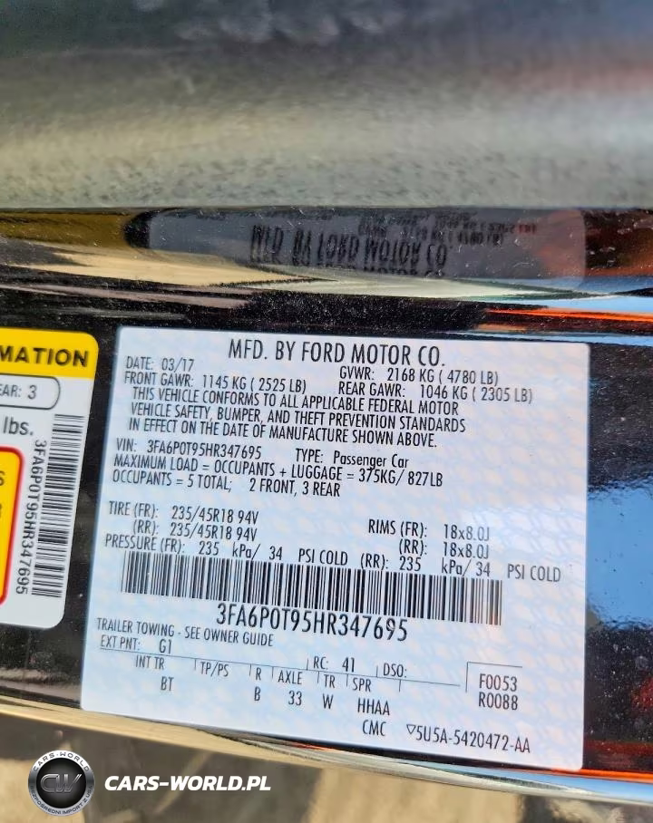 2017 Ford Fusion Se VIN:3FA6P0T95HR347695 - 12