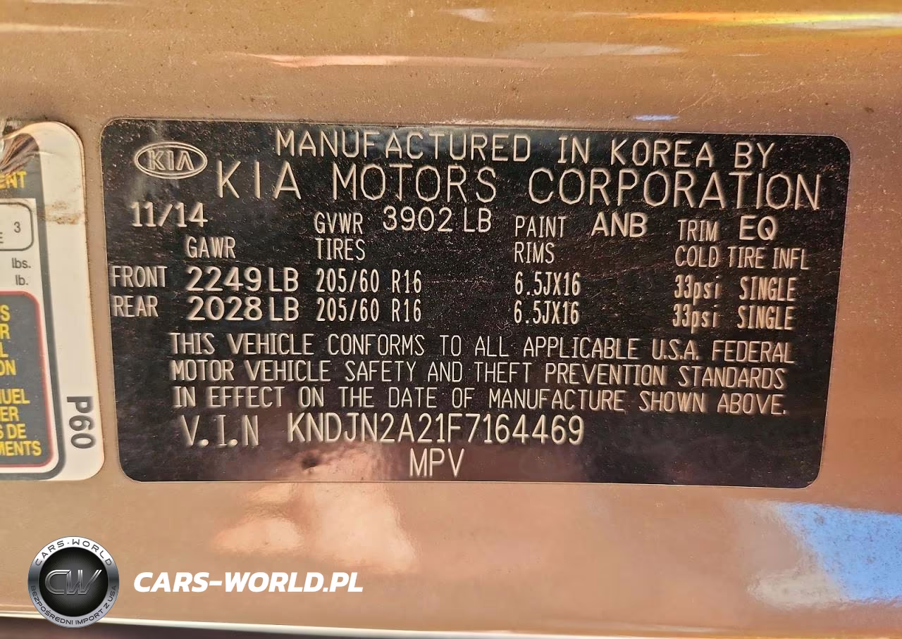 2015 Kia Soul Base VIN:KNDJN2A21F7164469 - 13