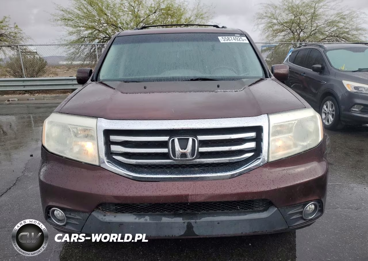 HONDA PILOT EXL VIN:5FNYF4H54DB035009 - 5