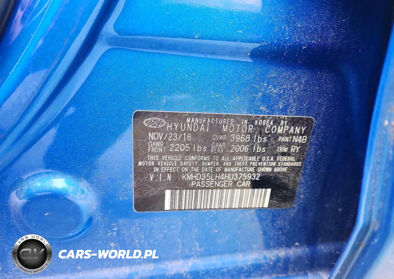 2017 Hyundai Elantra Gt Base VIN:KMHD35LH4HU375932 - 12