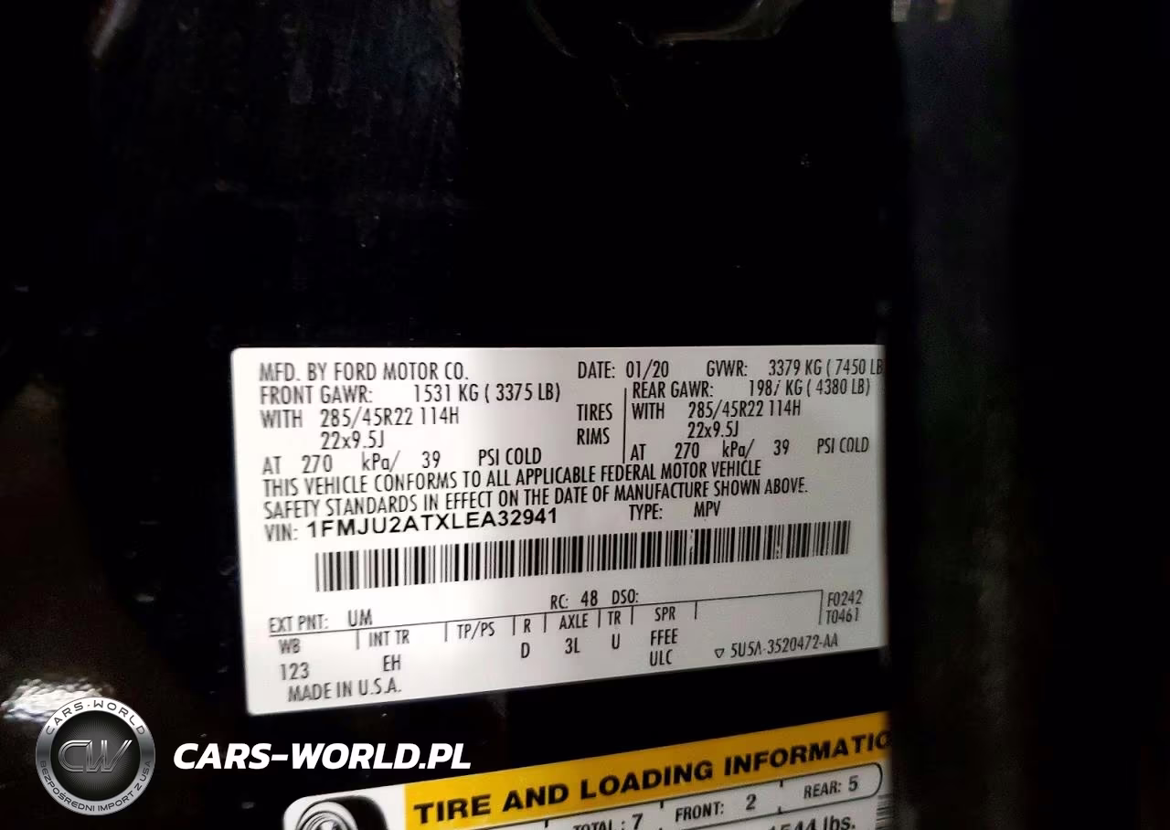 2020 Ford Expedition Limited VIN:1FMJU2ATXLEA32941 - 14
