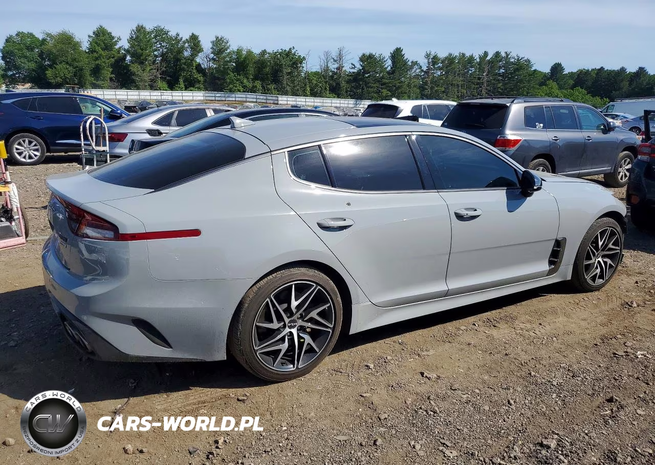 2022 Kia Stinger Gt Line VIN:KNAE35LDXN6116560 - 3