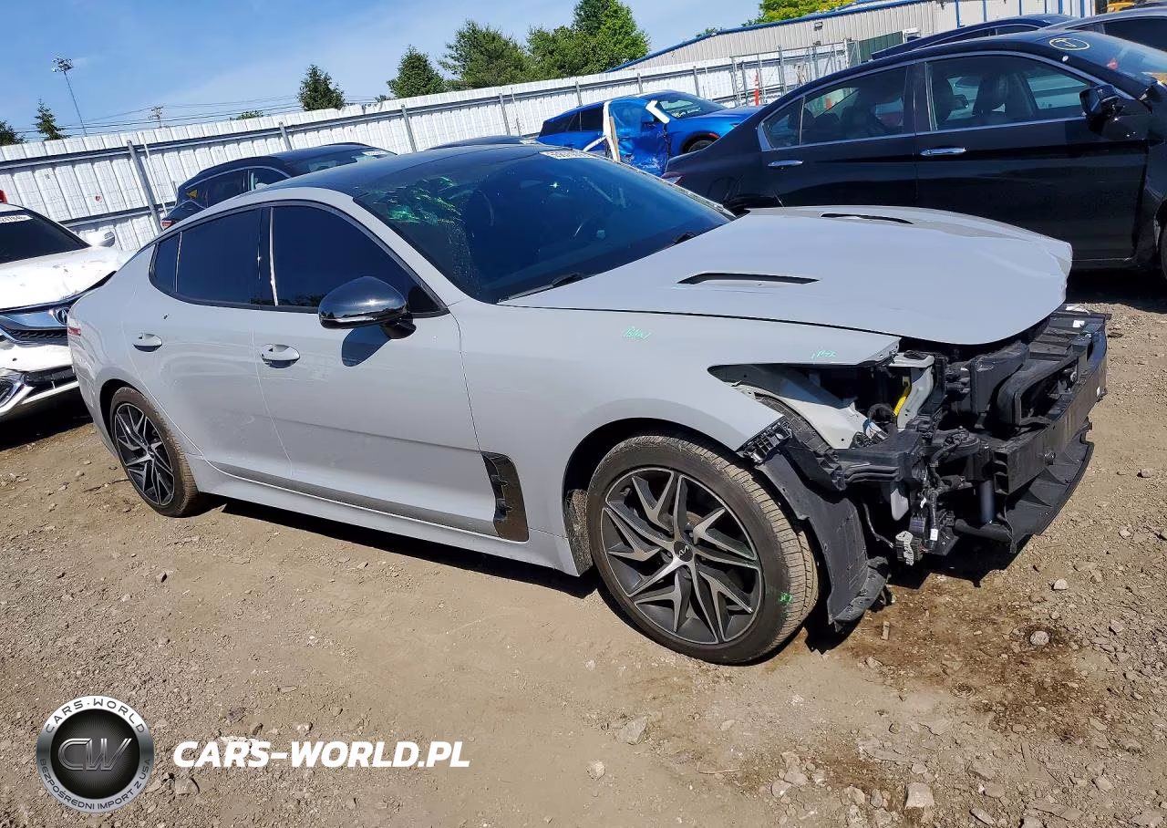 2022 Kia Stinger Gt Line VIN:KNAE35LDXN6116560 - 4