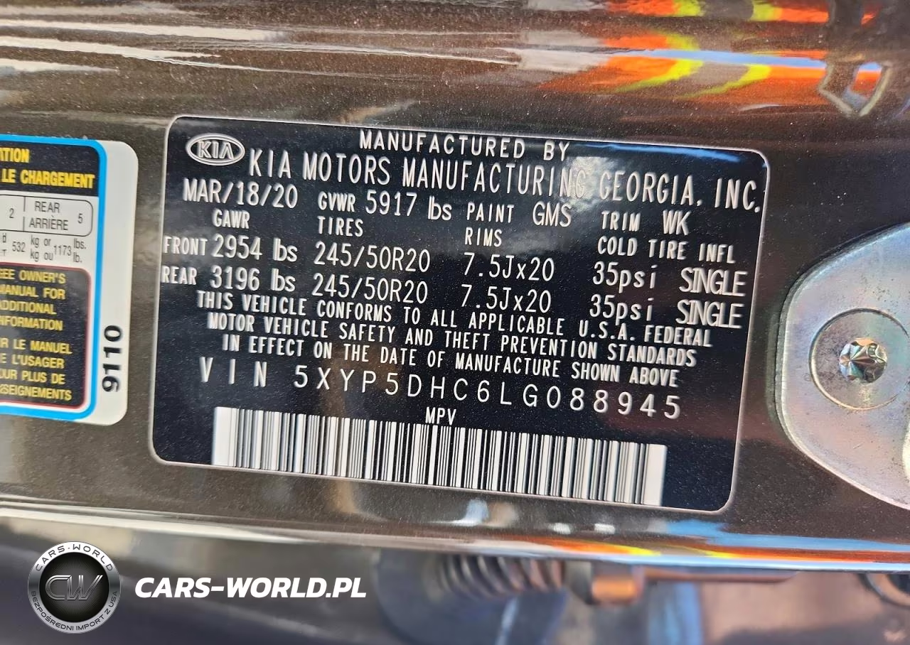 2020 Kia Telluride Sx VIN:5XYP5DHC6LG088945 - 13