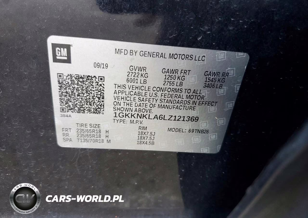 2020 GMC Acadia Sle VIN:1GKKNKLA6LZ121369 - 13