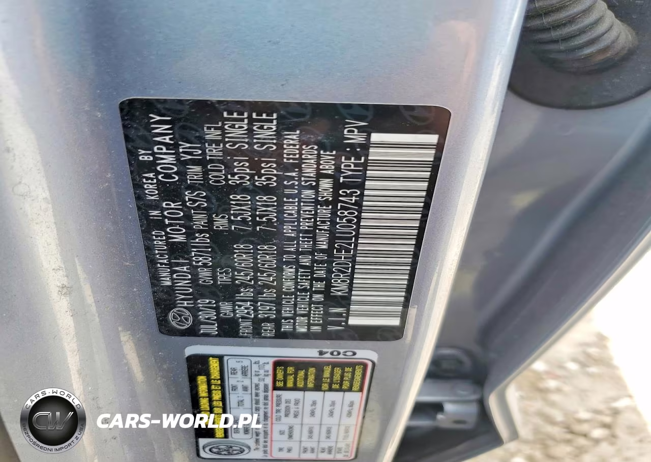 2020 Hyundai Palisade Sel VIN:KM8R2DHE2LU058743 - 13