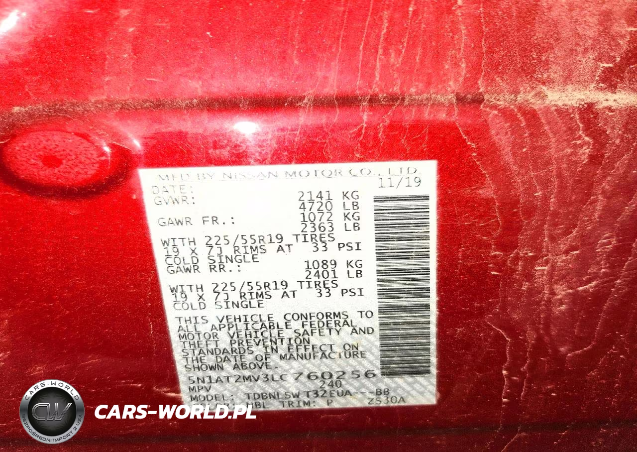 2020 Nissan Rogue Sl VIN:5N1AT2MV3LC760256 - 13
