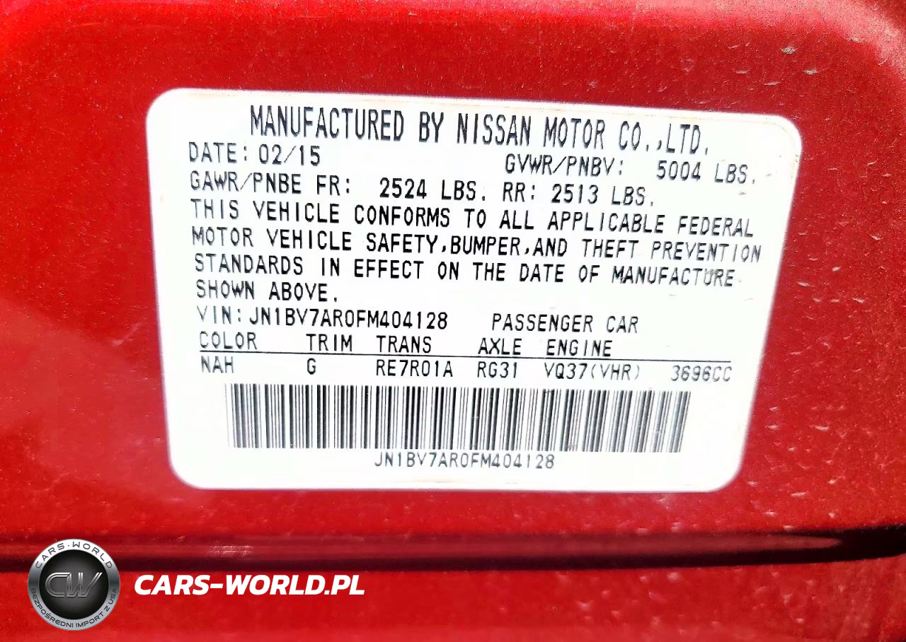2015 Infiniti Q50 Sport VIN:JN1BV7AR0FM404128 - 12