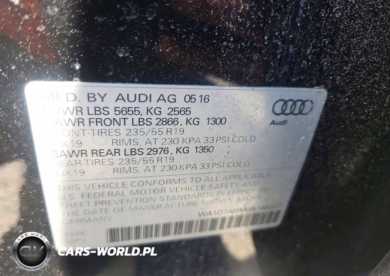 2016 Audi Q5 Premium Plus S-Line VIN:WA1D7AFP0GA145027 - 13