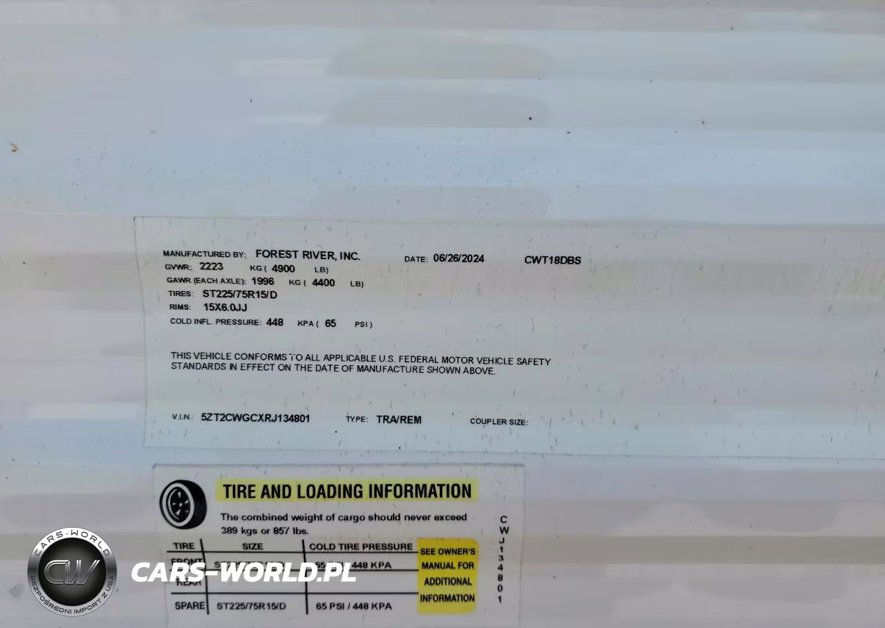 2024 Forest River Clipper Camper VIN:5ZT2CWGCXRJ134801 - 10