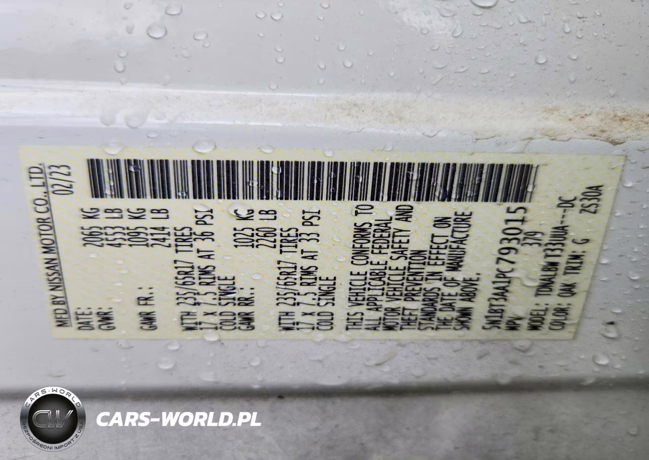 2023 Nissan Rogue S VIN:5N1BT3AA1PC793015 - 12