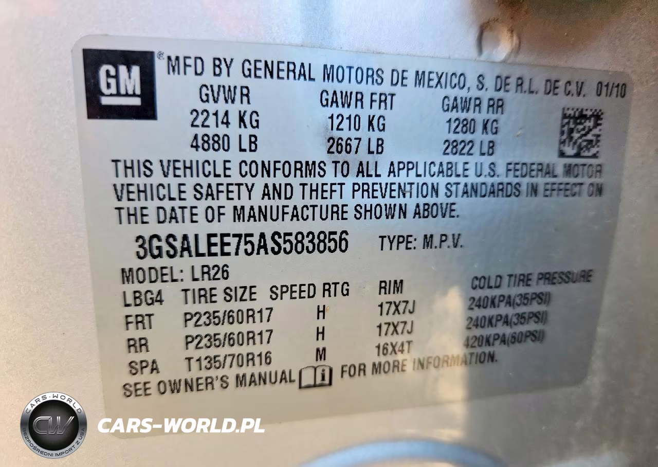 2010 Saturn Vue Xr VIN:3GSALEE75AS583856 - 13