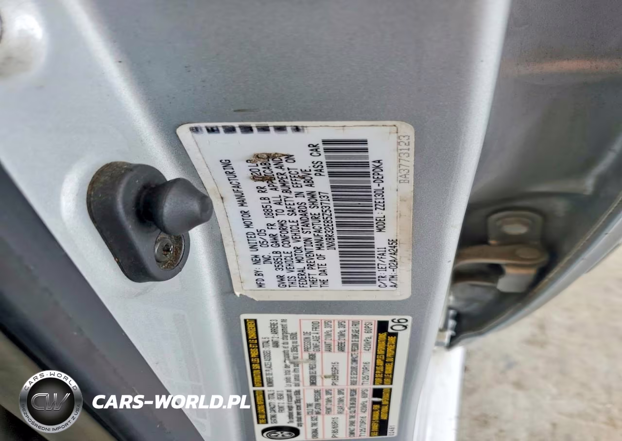 2005 Toyota Corolla Ce VIN:1NXBR32E85Z537137 - 12