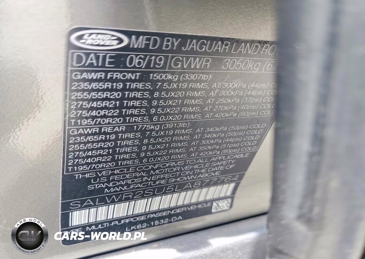 2020 Land Rover Range Rover Sport Hse VIN:SALWR2SU5LA877764 - 14