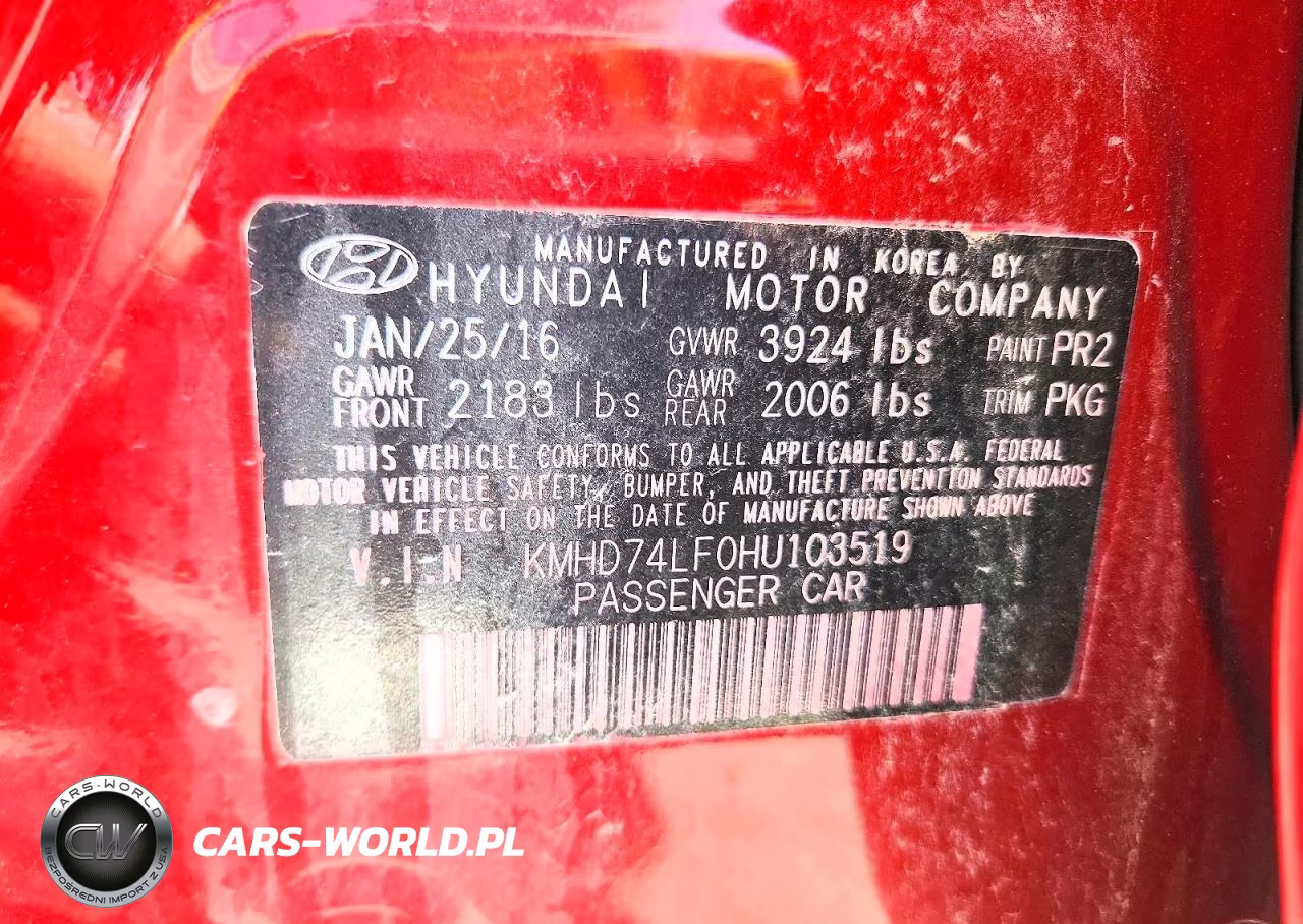 2017 Hyundai Elantra Se VIN:KMHD74LF0HU103519 - 13