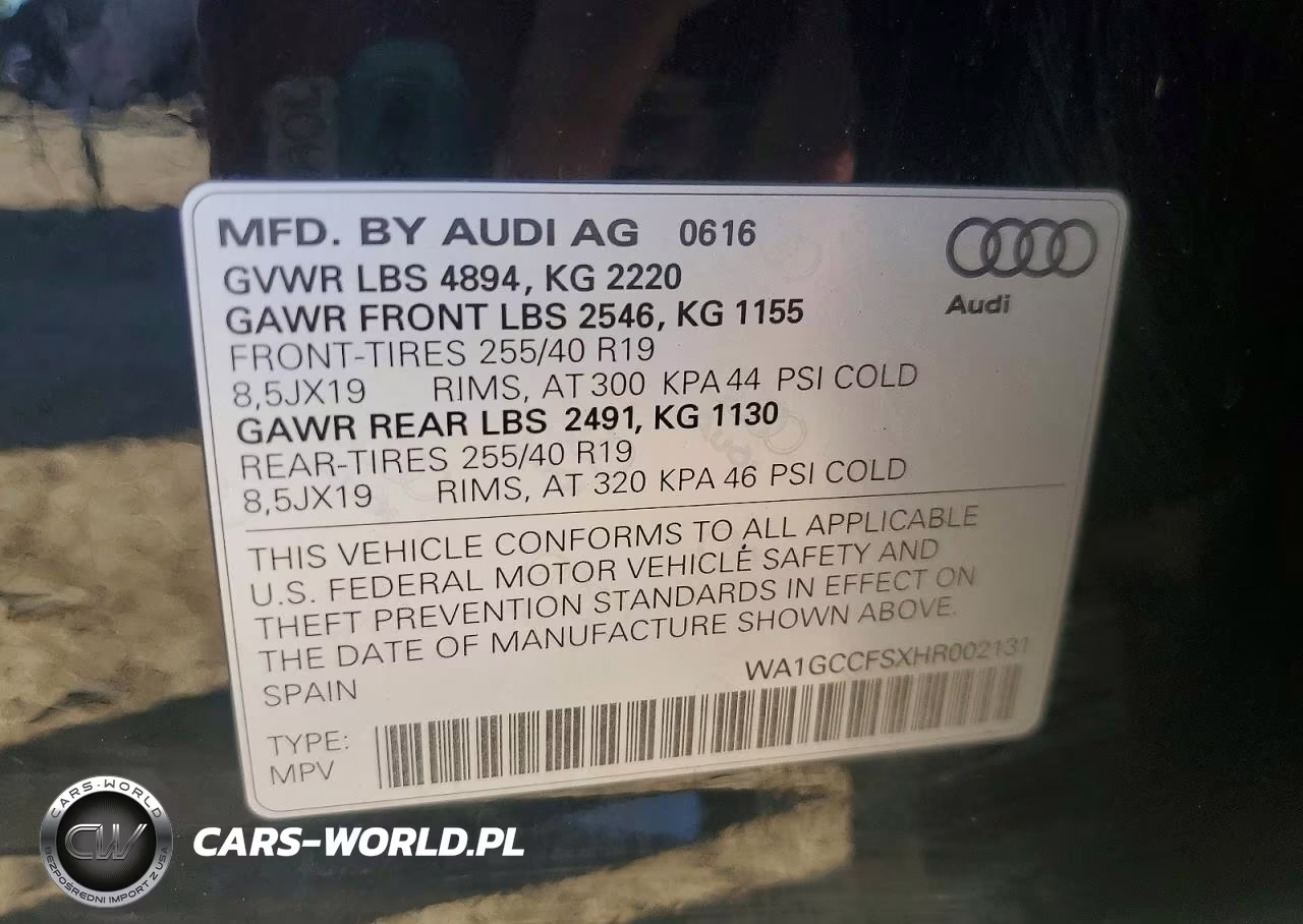 2017 Audi Q3 Prestige VIN:WA1GCCFSXHR002131 - 13