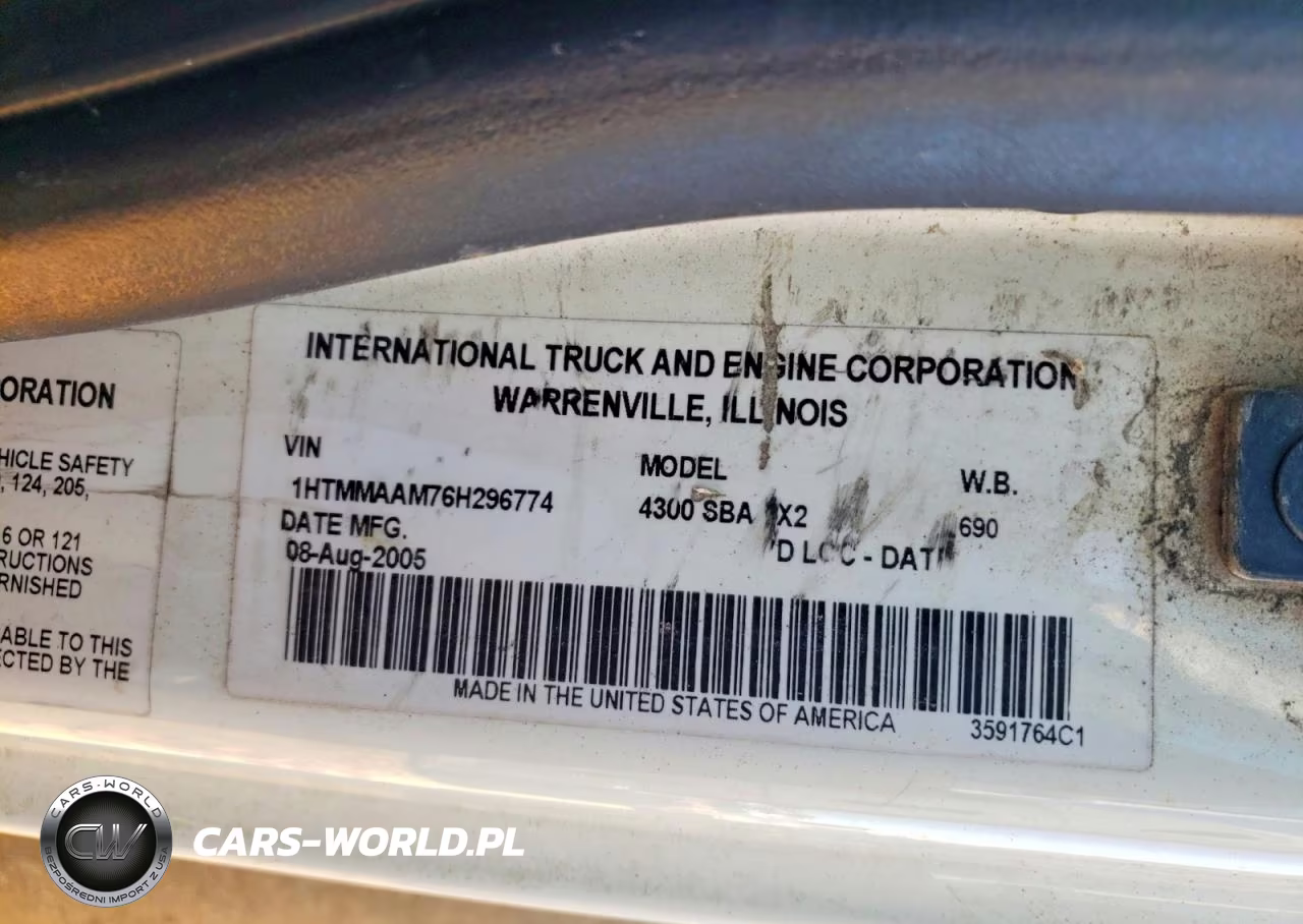 2006 International 4000 4300 VIN:1HTMMAAM76H296774 - 13