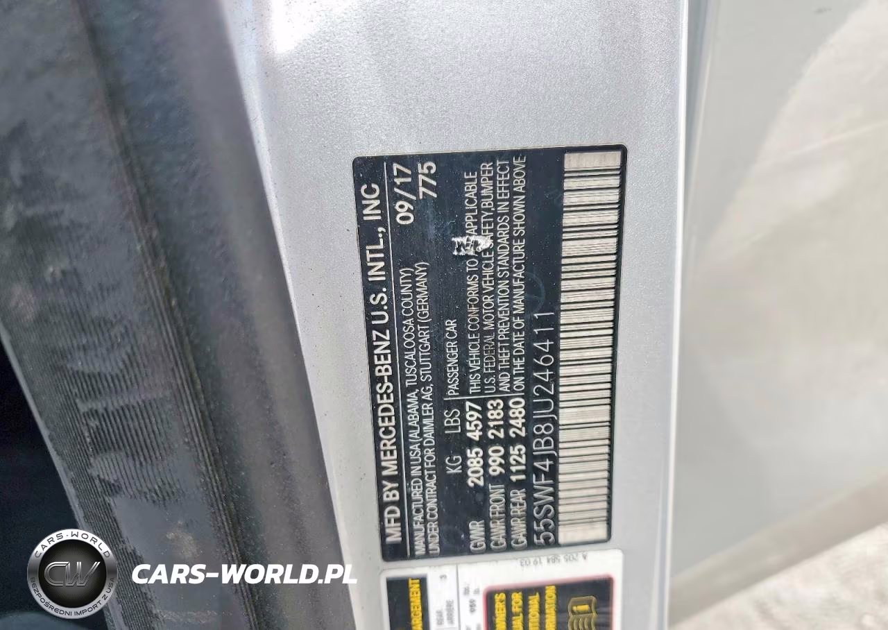2018 Mercedes-Benz C 300 VIN:55SWF4JB8JU246411 - 12