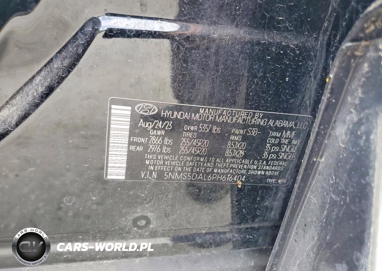 2023 Hyundai Santa Fe Calligraphy VIN:5NMS5DAL6PH616404 - 12