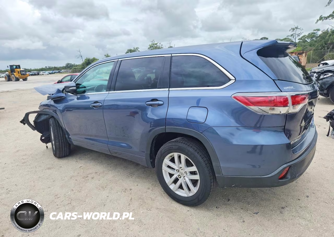 2014 Toyota Highlander Le VIN:5TDZKRFH6ES020003 - 2