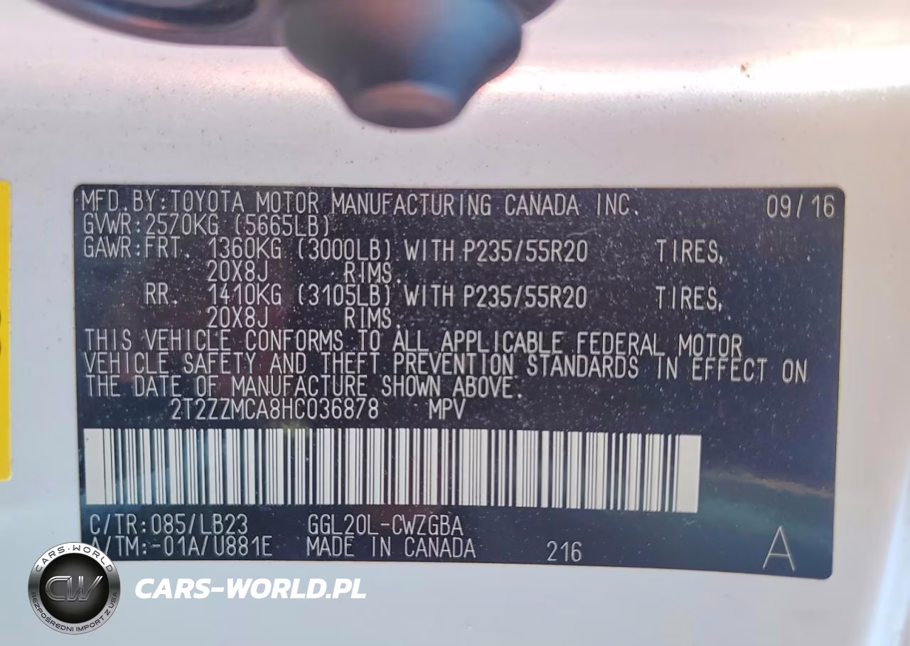 2017 Lexus Rx 350 Base VIN:2T2ZZMCA8HC036878 - 13