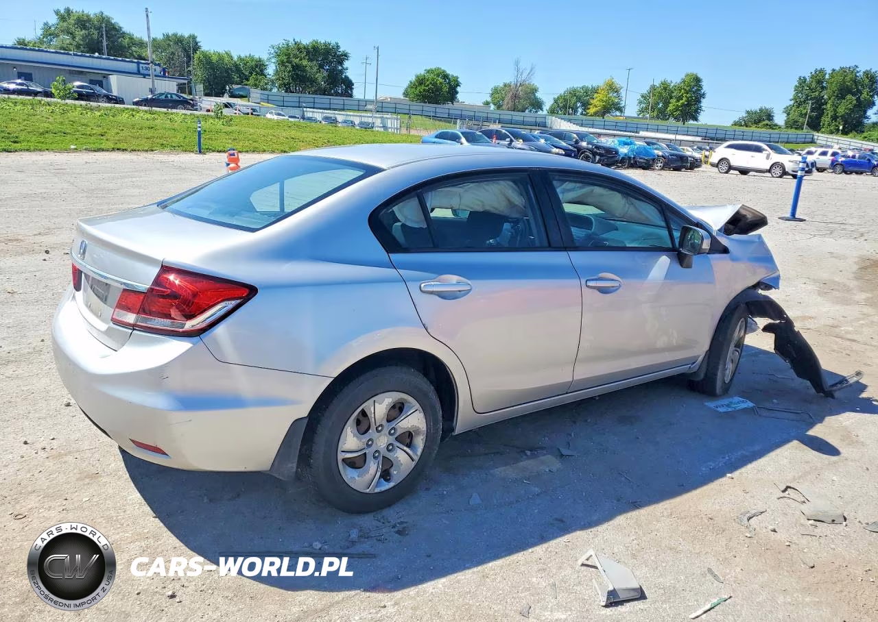 2015 Honda Civic Lx VIN:19XFB2F5XFE006150 - 3