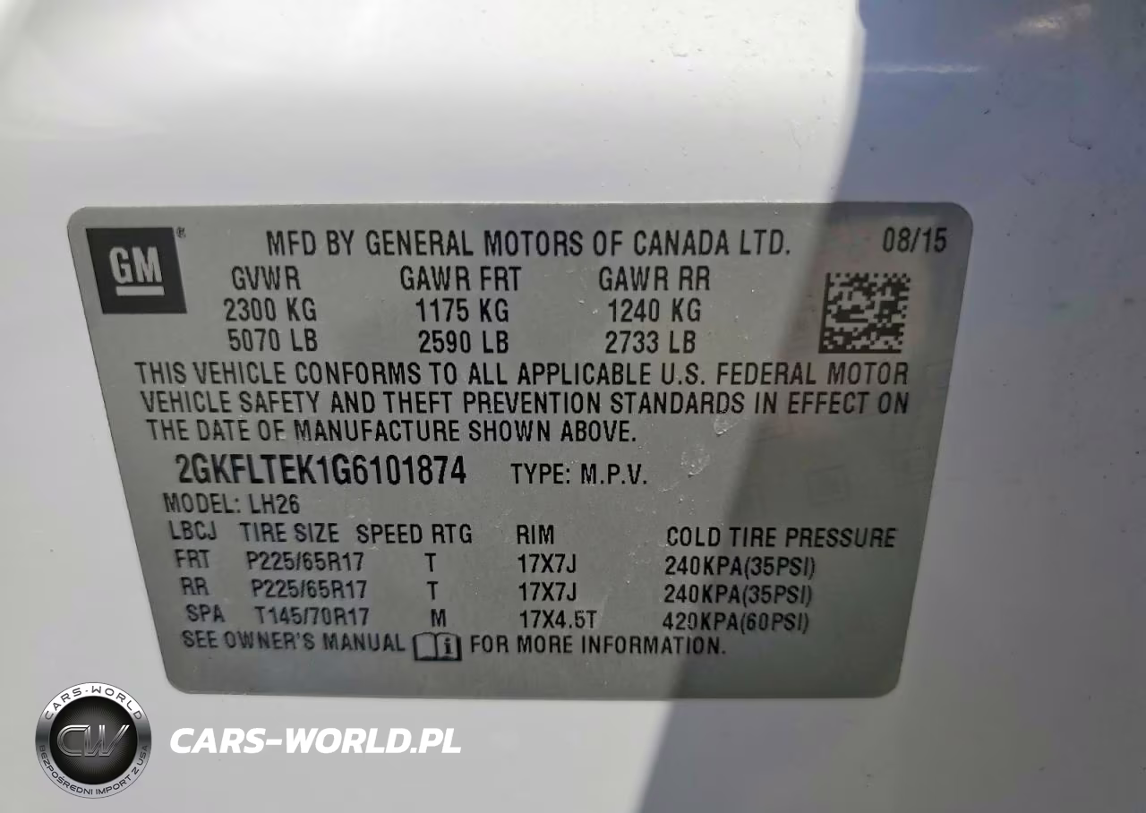2016 GMC Terrain Sle VIN:2GKFLTEK1G6101874 - 13