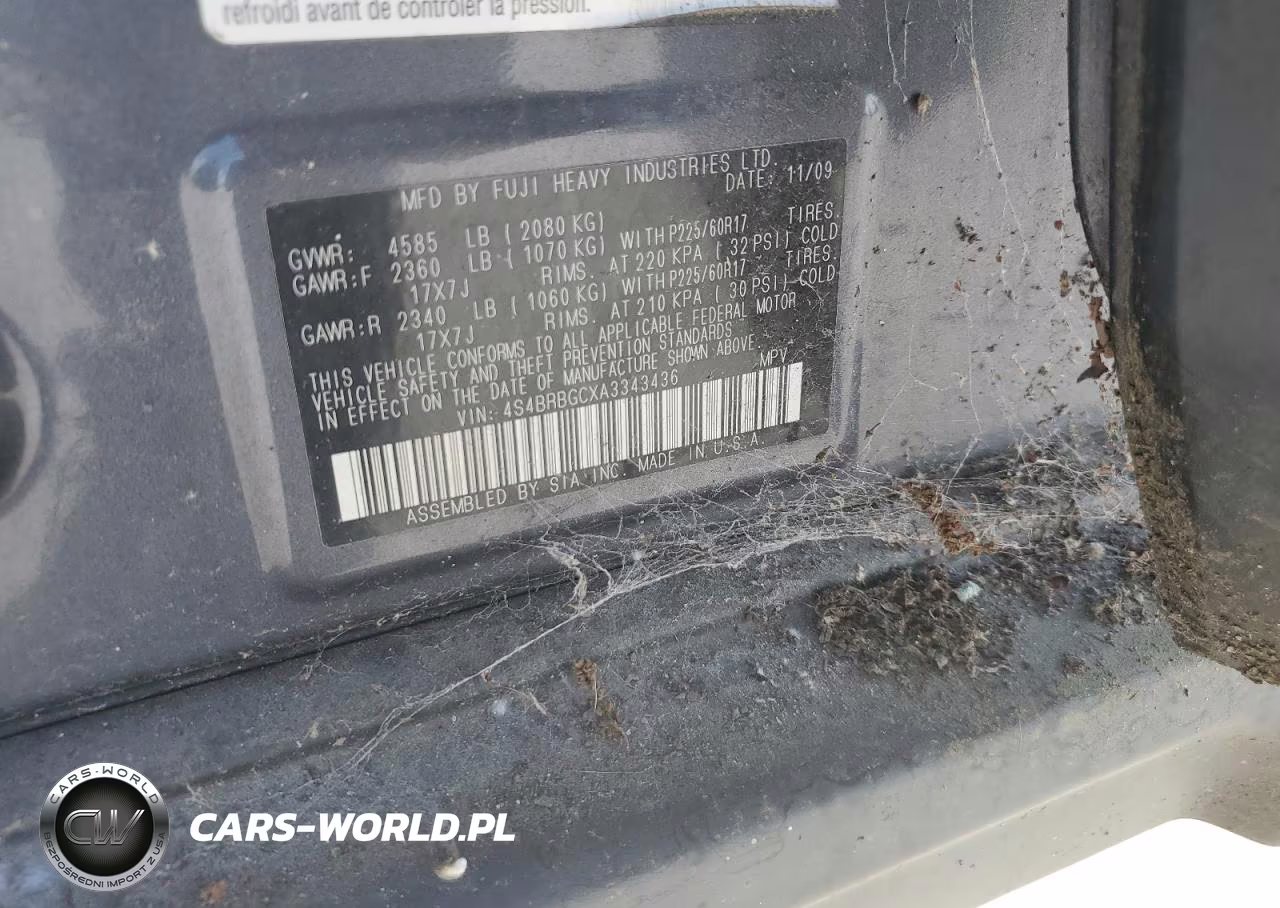 SUBARU OUTBACK 2. VIN:4S4BRBGCXA3343436 - 13