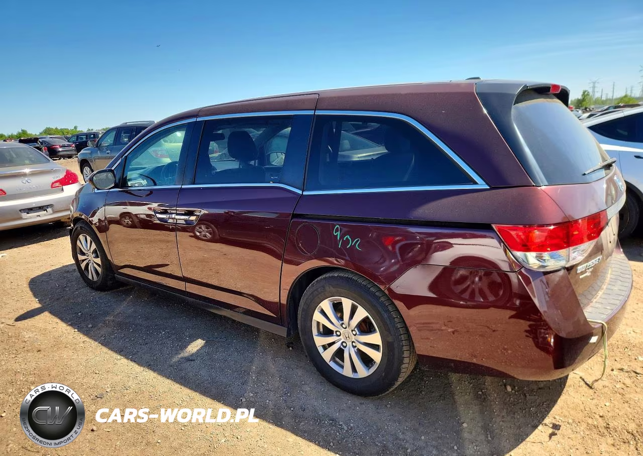 2014 Honda Odyssey Exl VIN:5FNRL5H66EB092518 - 2