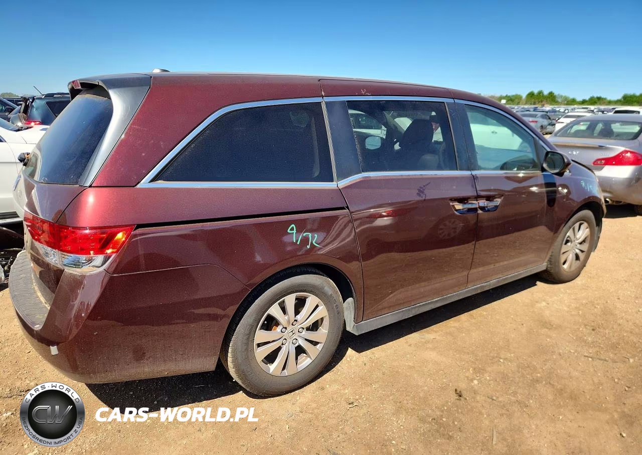 2014 Honda Odyssey Exl VIN:5FNRL5H66EB092518 - 3