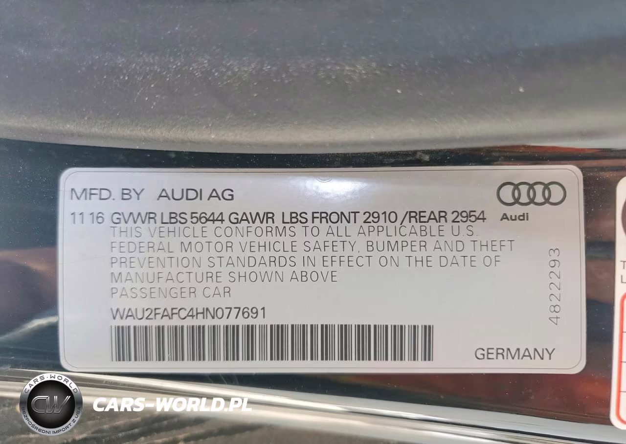 2017 Audi S7 Prestige VIN:WAU2FAFC4HN077691 - 12