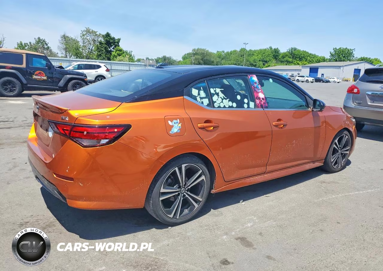2021 Nissan Sentra Sr VIN:3N1AB8DV1MY262983 - 3