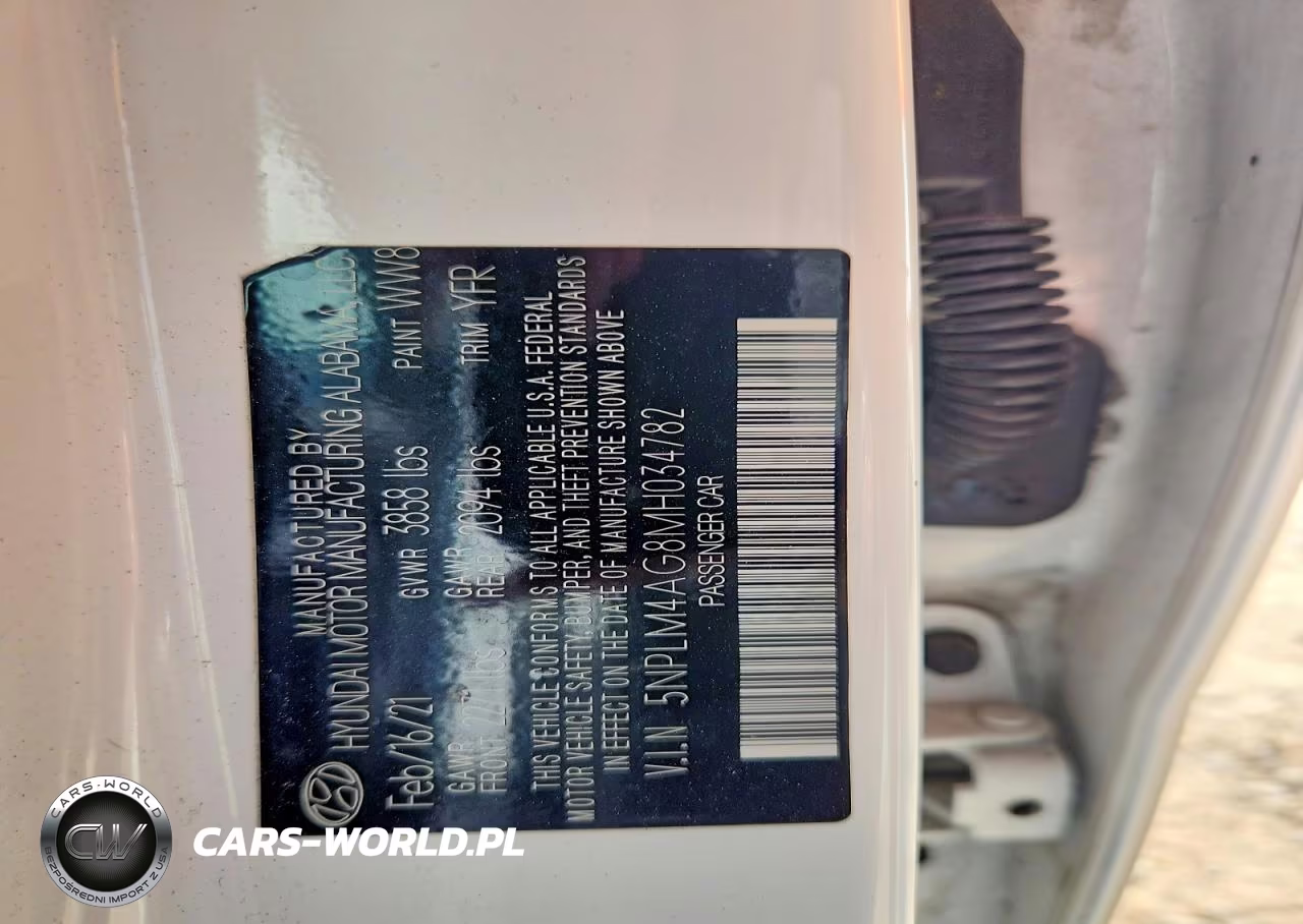 2021 Hyundai Elantra Sel VIN:5NPLM4AG8MH034782 - 12