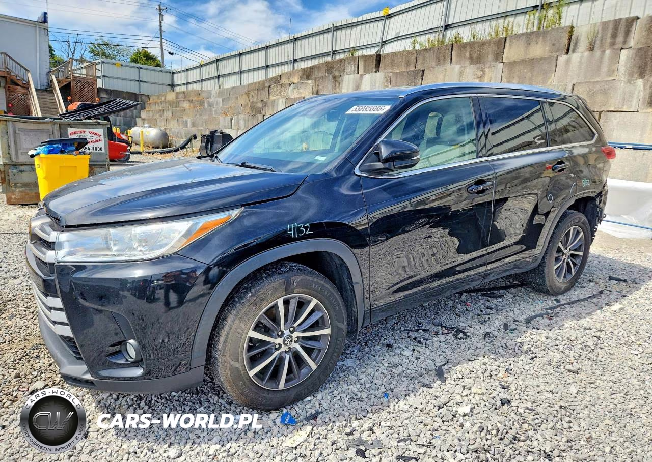 2017 Toyota Highlander Xle VIN:5TDJZRFH4HS417187 - 1