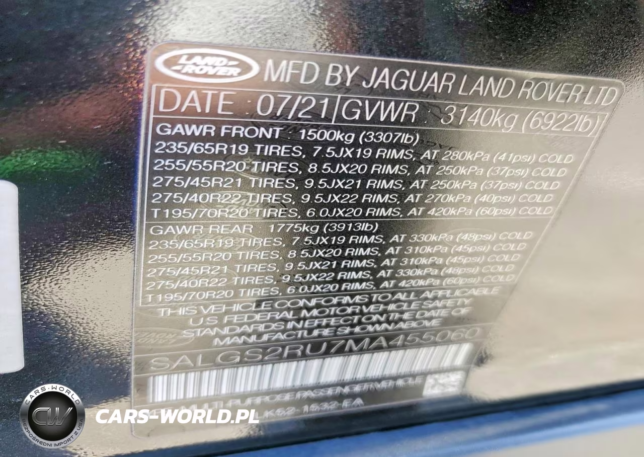 2021 Land Rover Range Rover Hse Westminster Edition VIN:SALGS2RU7MA455060 - 13