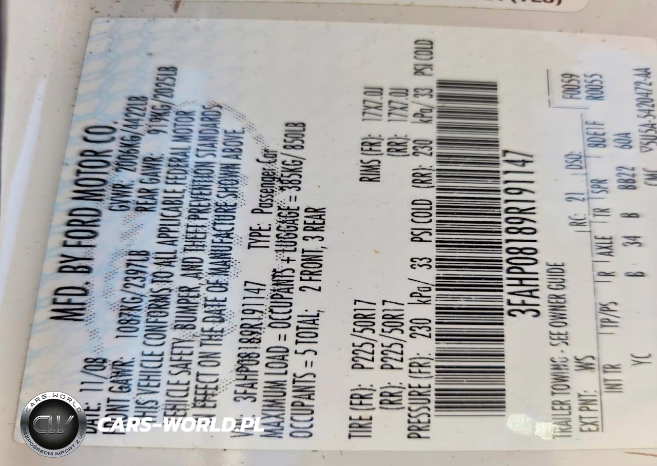2009 Ford Fusion Sel VIN:3FAHP08189R191147 - 12