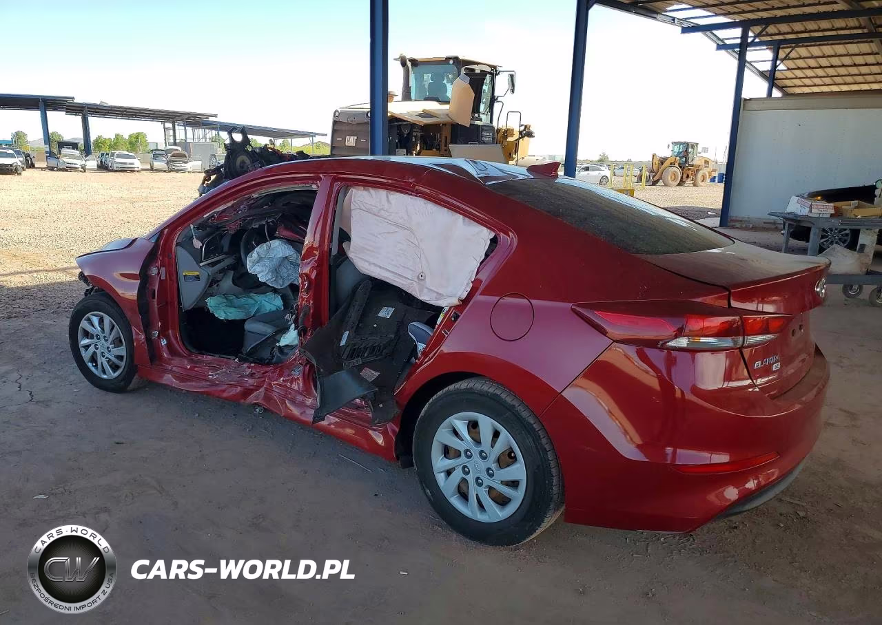 2017 Hyundai Elantra Se VIN:KMHD74LF7HU084547 - 2