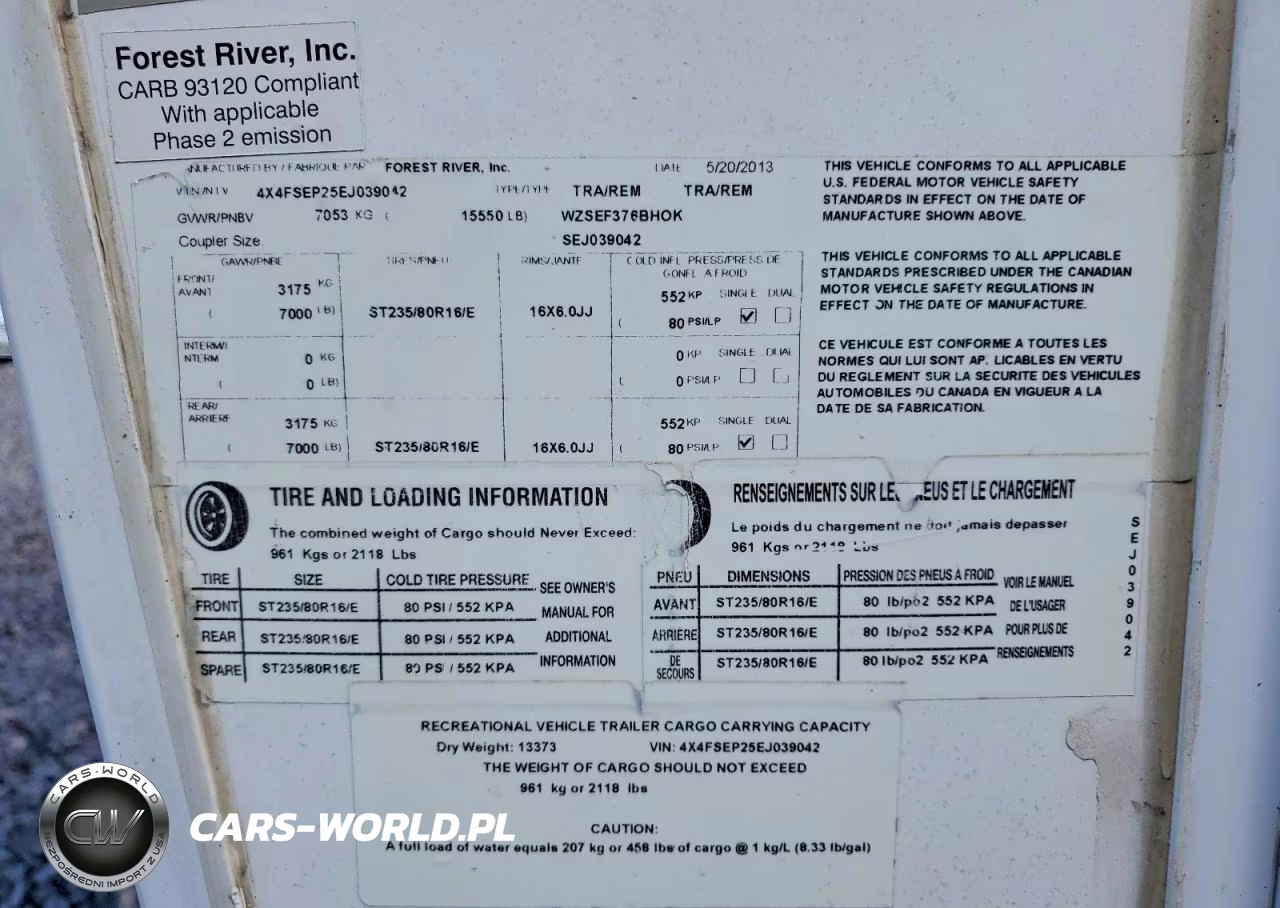 2014 Forest River Sierra Camper VIN:4X4FSEP25EJ039042 - 10