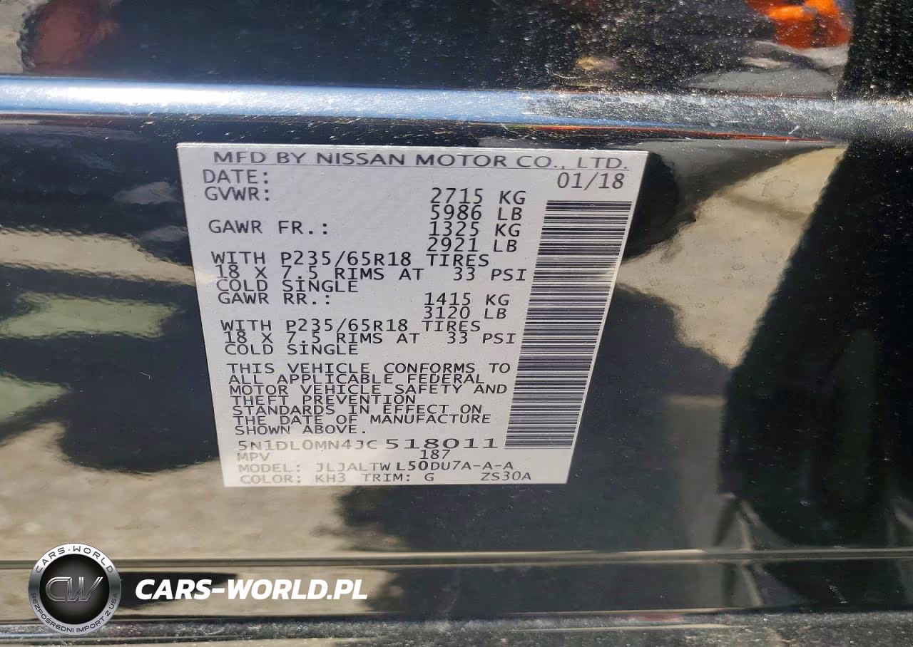 2018 Infiniti Qx60 Base VIN:5N1DL0MN4JC518011 - 13