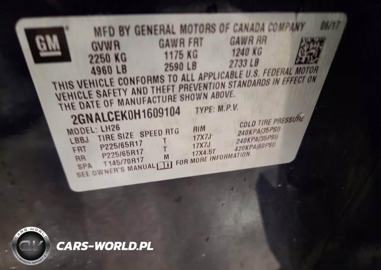 2017 Chevrolet Equinox Lt VIN:2GNALCEK0H1609104 - 13